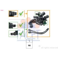 Thermostat And Housing FACET Fits: CITROËN C4 II (NC_)