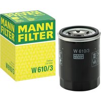 MANN Mitsubishi Asx Oil Filter - Screw On | W610/3 | GSF Car Parts