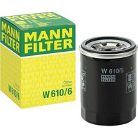 MANN Honda Civic Tourer Oil Filter - Screw On | W610/6 | GSF Car Parts