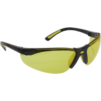 SEALEY Zante Style Amber Lens Safety Glasses With Flexi Arms | 9215 | GSF Car Parts