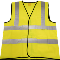 SEALEY Hi-Vis Waistcoat (Site And Road Use) Yellow - Medium | 9804M | GSF Car Parts