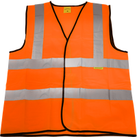 SEALEY Hi-Vis Orange Waistcoat (Site And Road Use) - Medium | 9812M | GSF Car Parts