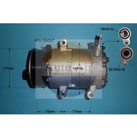 AUTOAIR Land Rover Freelander Air Con Compressor | 14-0232P | GSF Car Parts