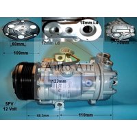 AUTOAIR Vauxhall And Opel Corsa Air Con Compressor | 14-1232P | GSF Car Parts