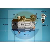 AUTOAIR Mazda 5 Air Con Compressor | 14-2066P | GSF Car Parts