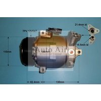 AUTOAIR Nissan Qashqai Air Con Compressor | 14-9731P | GSF Car Parts
