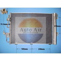 AUTOAIR Vauxhall And Opel Zafira Air Con Condenser | 16-1050 | GSF Car Parts