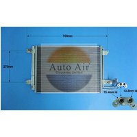 AUTOAIR Skoda Octavia Air Con Condenser | 16-1054 | GSF Car Parts