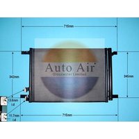 AUTOAIR Skoda Superb Air Con Condenser | 16-1058 | GSF Car Parts