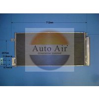 AUTOAIR Alfa Romeo Giulietta Air Con Condenser | 16-1066 | GSF Car Parts