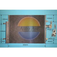 AUTOAIR Land Rover Freelander Air Con Condenser | 16-1336 | GSF Car Parts