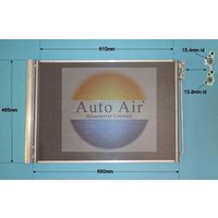 AUTOAIR BMW 6 Series Gran Coupe Air Con Condenser | 16-1358 | GSF Car Parts