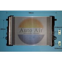 AUTOAIR Mercedes-Benz A-Class Air Con Condenser | 16-1399 | GSF Car Parts