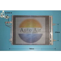 AUTOAIR Ford Tourneo Connect Air Con Condenser | 16-1412 | GSF Car Parts