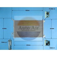 AUTOAIR Nissan Juke Air Con Condenser | 16-1416 | GSF Car Parts