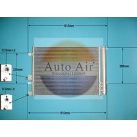 AUTOAIR Hyundai I20 Air Con Condenser | 16-1421 | GSF Car Parts