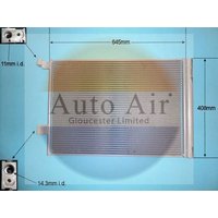 AUTOAIR Jaguar F-Type Air Con Condenser | 16-1449 | GSF Car Parts