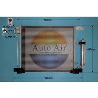 AUTOAIR Nissan Juke Air Con Condenser | 16-1985 | GSF Car Parts