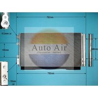AUTOAIR Renault Grand Scenic Air Con Condenser | 16-3964 | GSF Car Parts