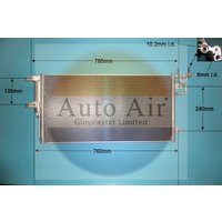 AUTOAIR Air Con Condenser | 16-6665 | GSF Car Parts