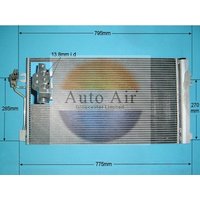 AUTOAIR Mercedes-Benz Viano Air Con Condenser | 16-8916 | GSF Car Parts
