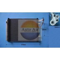 AUTOAIR Hyundai I30 Air Con Condenser | 16-9004 | GSF Car Parts