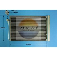 AUTOAIR BMW 5 Series Air Con Condenser | 16-9637 | GSF Car Parts