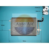 AUTOAIR Air Con Condenser | 16-9942 | GSF Car Parts