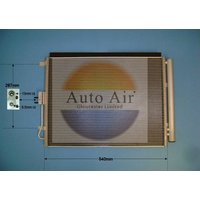 AUTOAIR Air Con Condenser | 16-9975 | GSF Car Parts