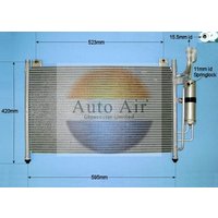 AUTOAIR Mazda 2 Air Con Condenser | 16-9981 | GSF Car Parts