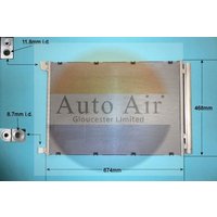 AUTOAIR Mercedes-Benz Amg Gt Air Con Condenser | 16-9990 | GSF Car Parts