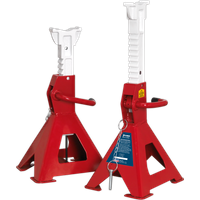 SEALEY Axle Stands (Pair) 3 Tonne Capacity Per Stand Auto Rise Ratchet | AAS3000 | GSF Car Parts