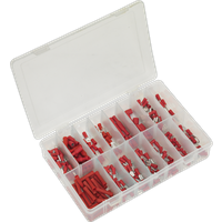 SEALEY Crimp Terminal Assortment 260Pc Red | AB039RT | GSF Car Parts
