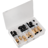 SEALEY Speedfit® Thread Adaptor Assortment 30Pc Metric & Imperial | AB072JG | GSF Car Parts