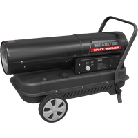 SEALEY Space Warmer® Kerosene/diesel Heater 175, 000Btu/hr With Wheels | AB1758 | GSF Car Parts