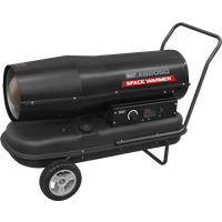 SEALEY Space Warmer® Kerosene/diesel Heater 205, 000Btu/hr With Wheels | AB2050 | GSF Car Parts