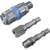 SEALEY Air Tool Coupling Kit 3Pc 1/4"bsp | AC60 | GSF Car Parts