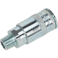 SEALEY Coupling Body Male 1/4"bspt Pack Of 5 | ACP16 | GSF Car Parts