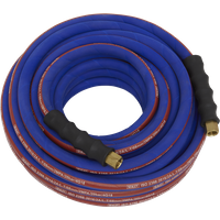 SEALEY Air Hose 15M X Ø8mm With 1/4"bsp Unions Extra-Heavy-Duty | AH15R | GSF Car Parts