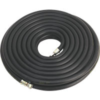 SEALEY Air Hose 15M X Ø10mm With 1/4"bsp Unions Heavy-Duty | AH15RX/38 | GSF Car Parts