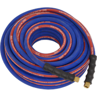 SEALEY Air Hose 20M X Ø10mm With 1/4"bsp Unions Extra-Heavy-Duty | AH20R/38 | GSF Car Parts