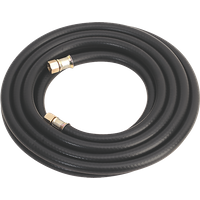 SEALEY Air Hose 5M X Ø8mm With 1/4"bsp Unions Heavy-Duty | AH5RX | GSF Car Parts
