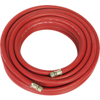 SEALEY Air Hose 15M X Ø8mm With 1/4"bsp Unions | AHC15 | GSF Car Parts