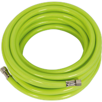 SEALEY Air Hose High-Visibility 10M X Ø8mm With 1/4"bsp Unions | AHFC10 | GSF Car Parts