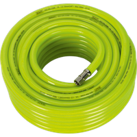 SEALEY Air Hose High-Visibility 20M X Ø10mm With 1/4"bsp Unions | AHFC2038 | GSF Car Parts
