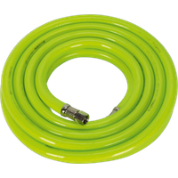 SEALEY Air Hose High-Visibility 5M X Ø10mm With 1/4"bsp Unions | AHFC538 | GSF Car Parts