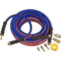 SEALEY Air Hose Kit Extra-Heavy-Duty 15M X Ø10mm With Connectors | AHK02 | GSF Car Parts
