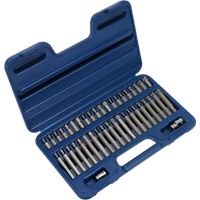 SEALEY Trx-Star*/hex/spline Bit Set 42Pc 3/8" & 1/2"sq Drive | AK219 | GSF Car Parts