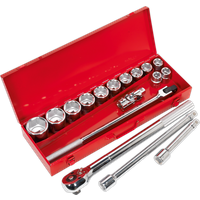 SEALEY Socket Set 17Pc 3/4"sq Drive Walldrive® Metric | AK2597 | GSF Car Parts