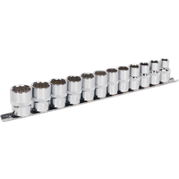 SEALEY Socket Set 12Pc 1/2"sq Drive 12Pt Walldrive® Metric | AK2684 | GSF Car Parts